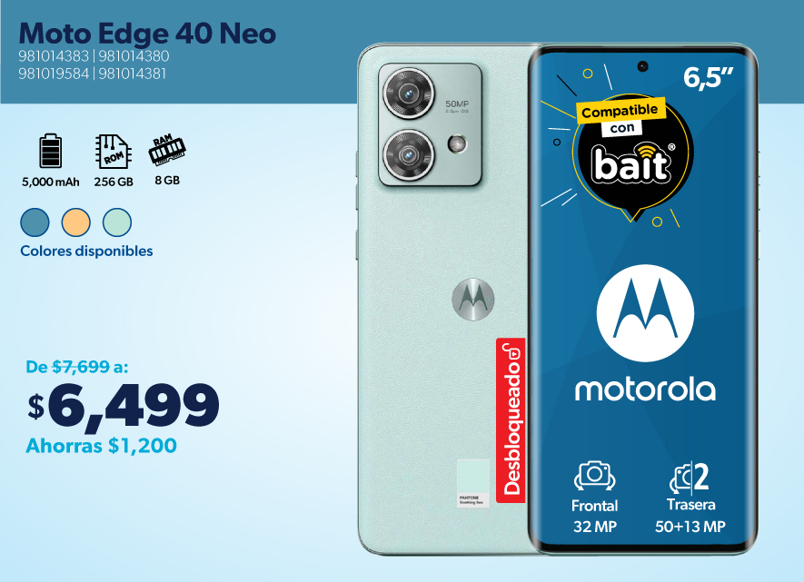 Smartphone Edge 40 Neo