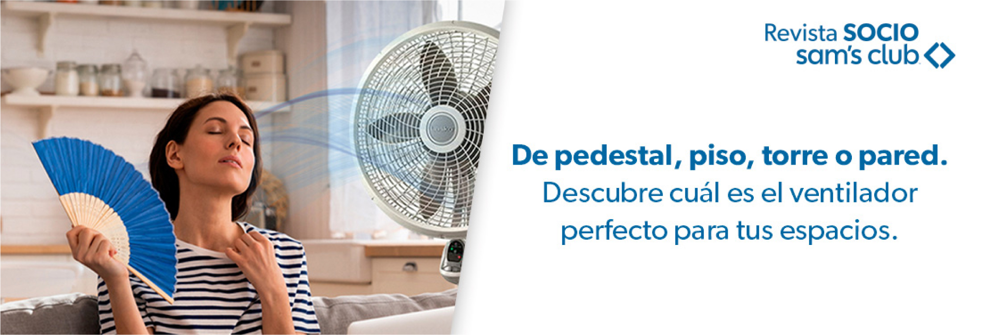 De pedestal, piso, torre o pared. Descubre cuál es el ventilador perfecto para tus espacios.