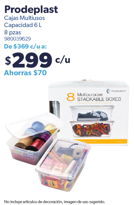 Cajas multiusos 