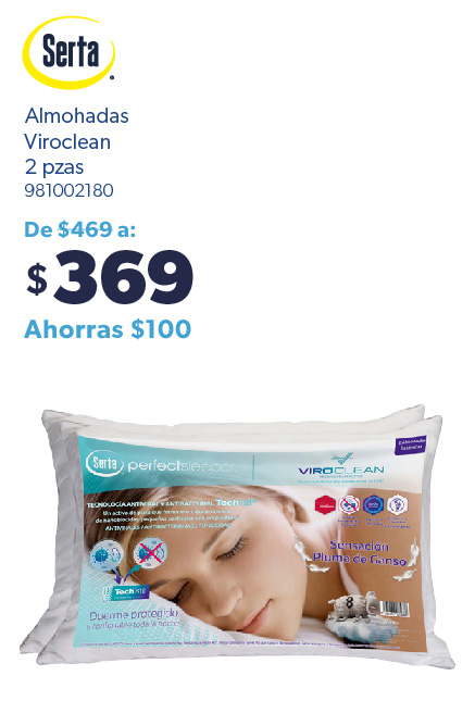 Almohadas viroclean