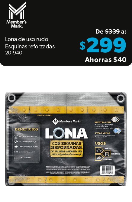 Lona de uso rudo