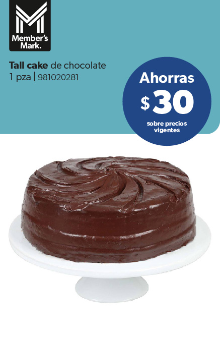 Tall cake de chocolate