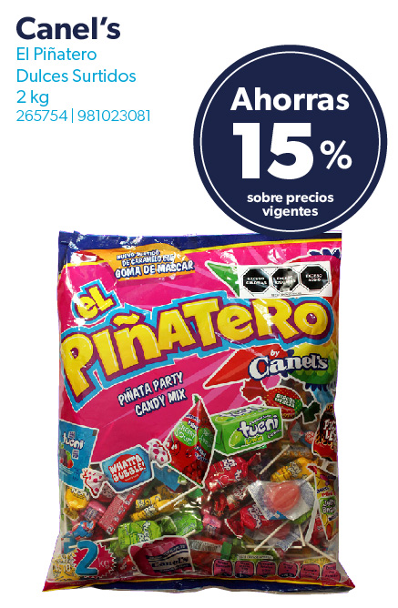 Dulces surtidos El Pinatero