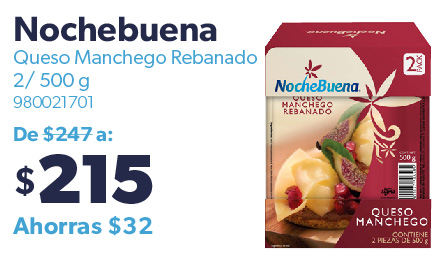 Queso manchego rebanado