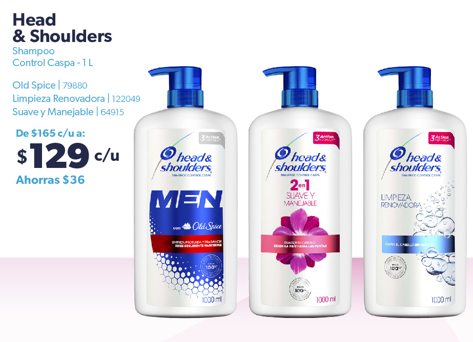 Shampoo control caida limpieza