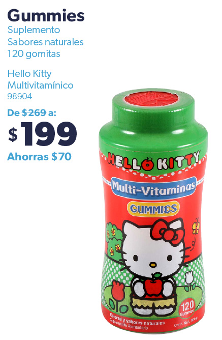 Multivitaminico Hello Kitty