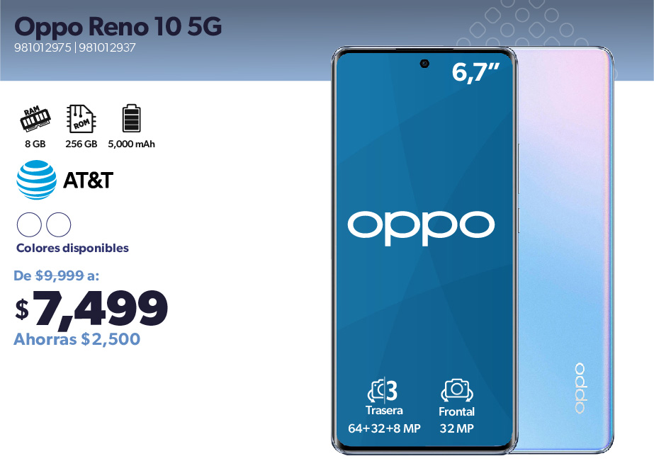 Smartphone Reno 10