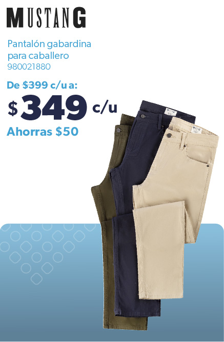 Pantalon gabardina para caballero