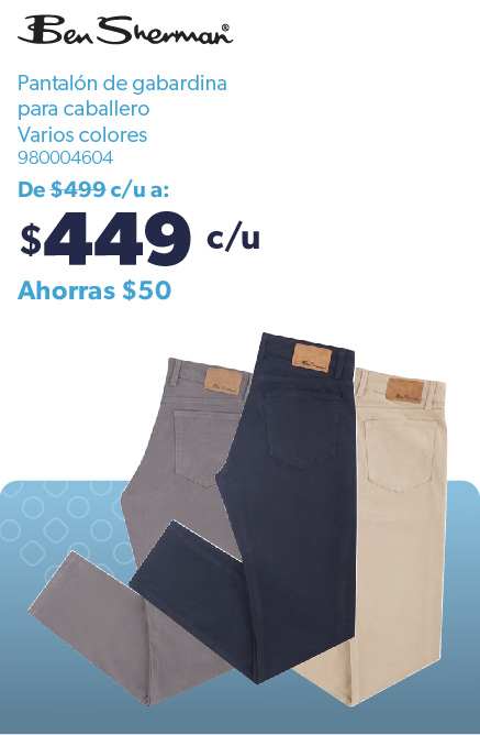 Pantalon gabardina varios colores