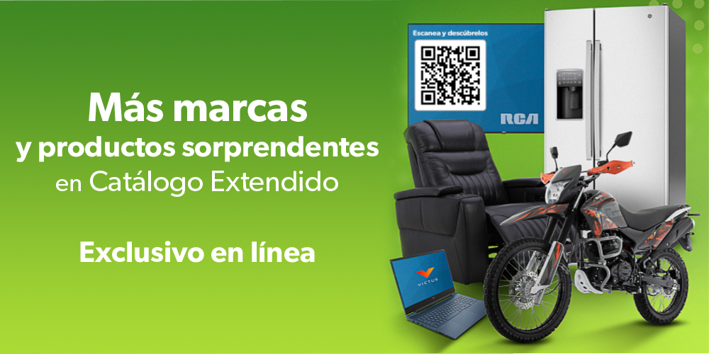 Mas marcas y mas productos en catalogo extendido