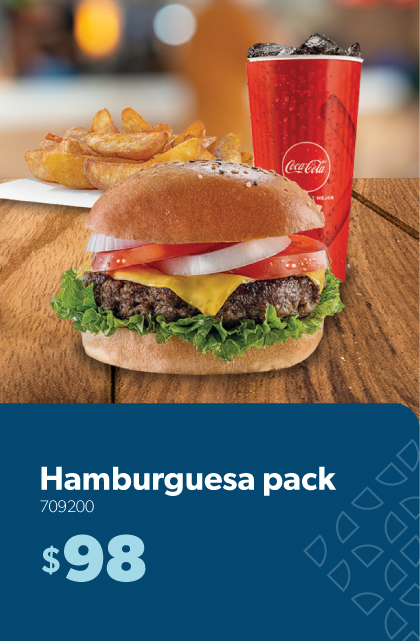 Hamburguesa de rib eye pack