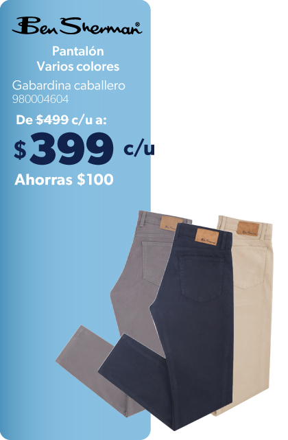 Pantalon gabardina caballero