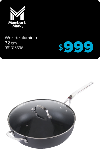 Wok de aluminio