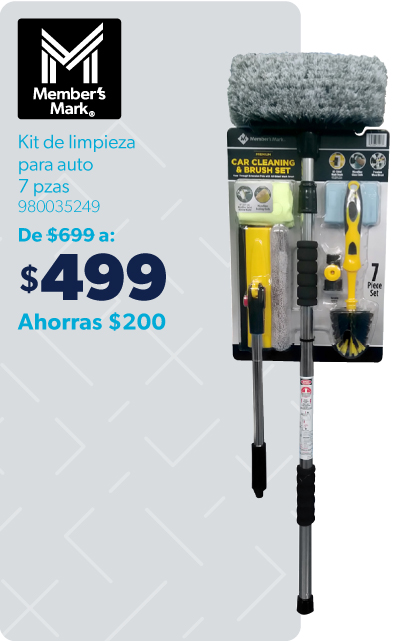 Kit de limpieza para auto