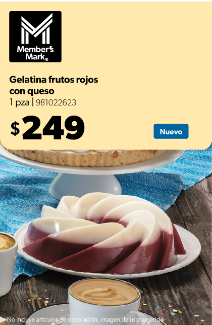 Gelatina frutos rojos