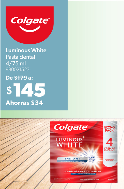 Pasta dental Luminous White