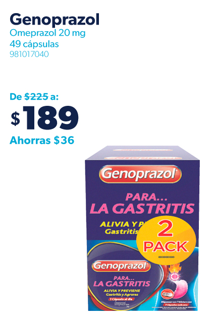 Omeprazol capsulas