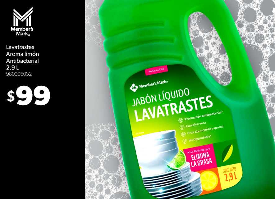 Lavatrastes liquido aroma limon