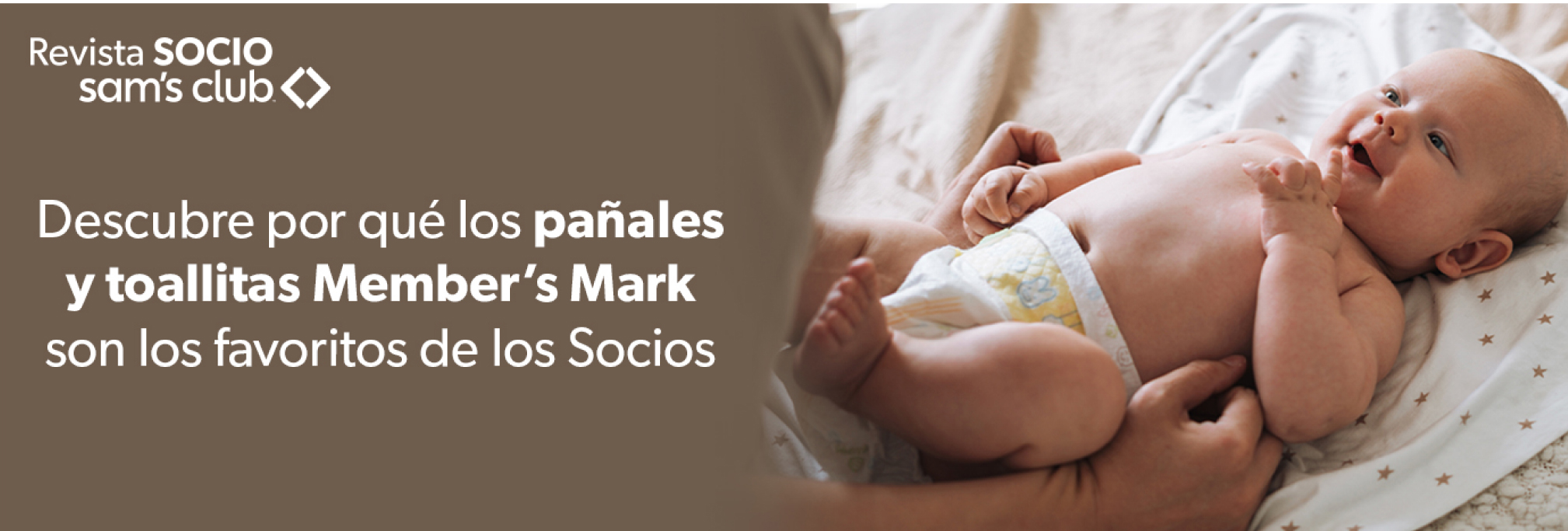 Descubre los panales y toallitas Members Mark