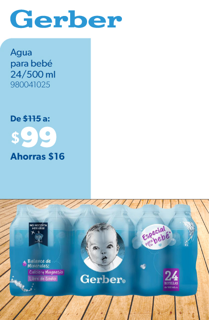 Agua para bebe