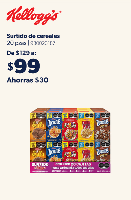 Surtido de cereales