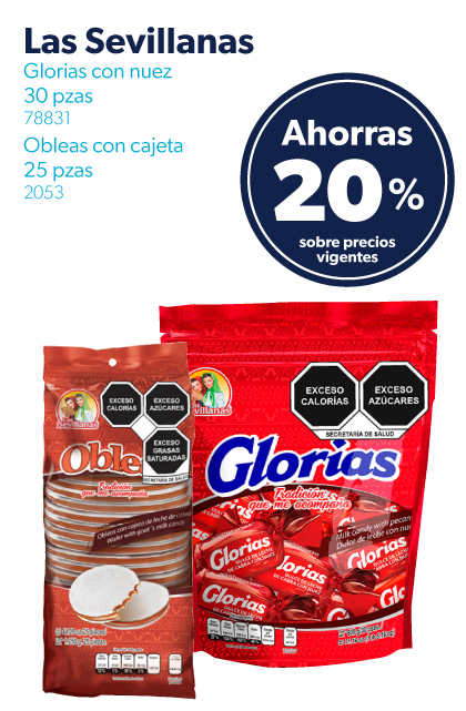 Glorias y obleas