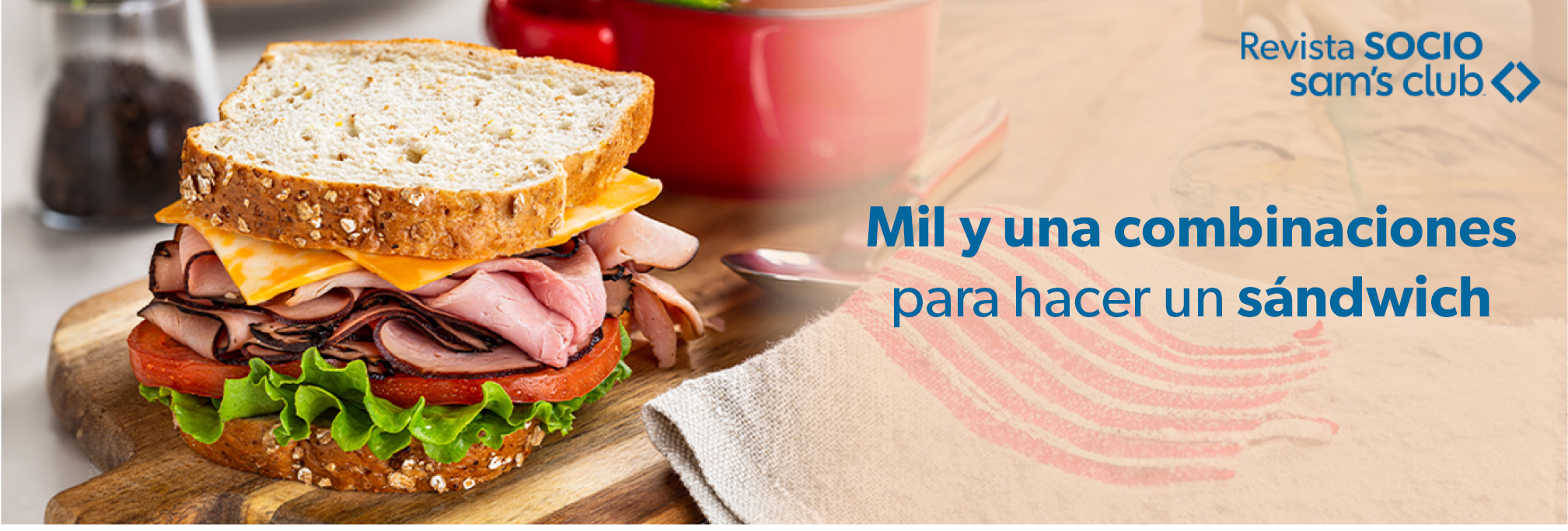 Mil y una combinaciones para hacer un sandwich