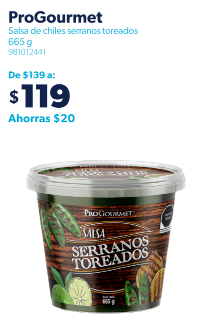 Salsa de chiles serranos