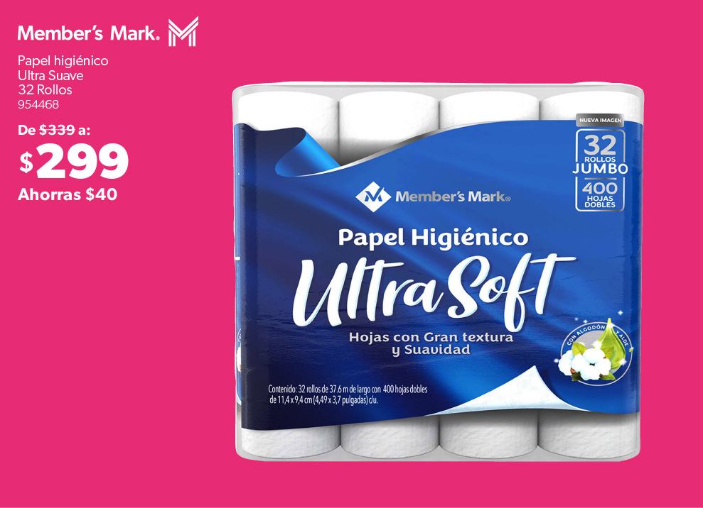 Papel higienico ultra suave