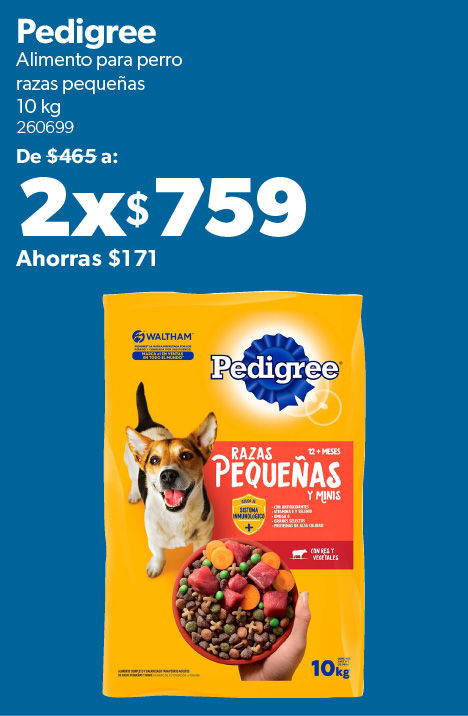 Alimento para perro razas pequenas