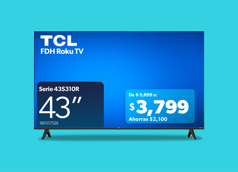 Pantalla Roku TV 43 pulgadas