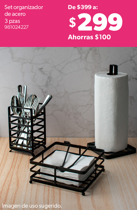 Set organizador de acero