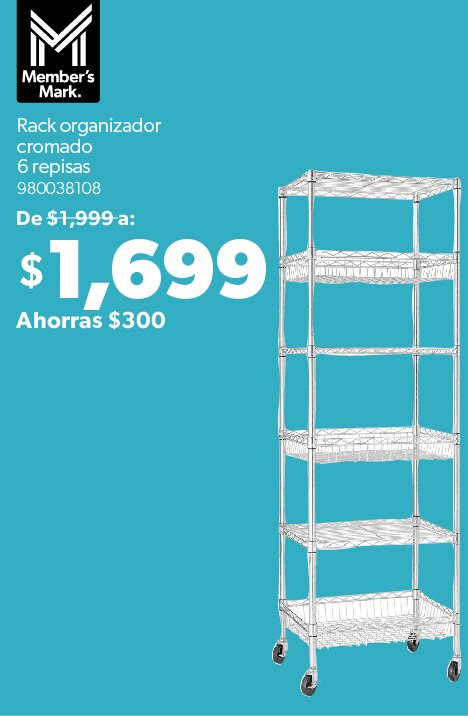 Rack organizador cromado