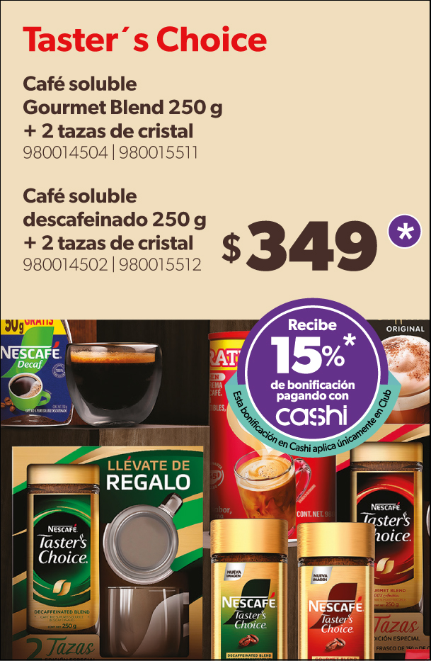 Cafe soluble gourmet descafeinado