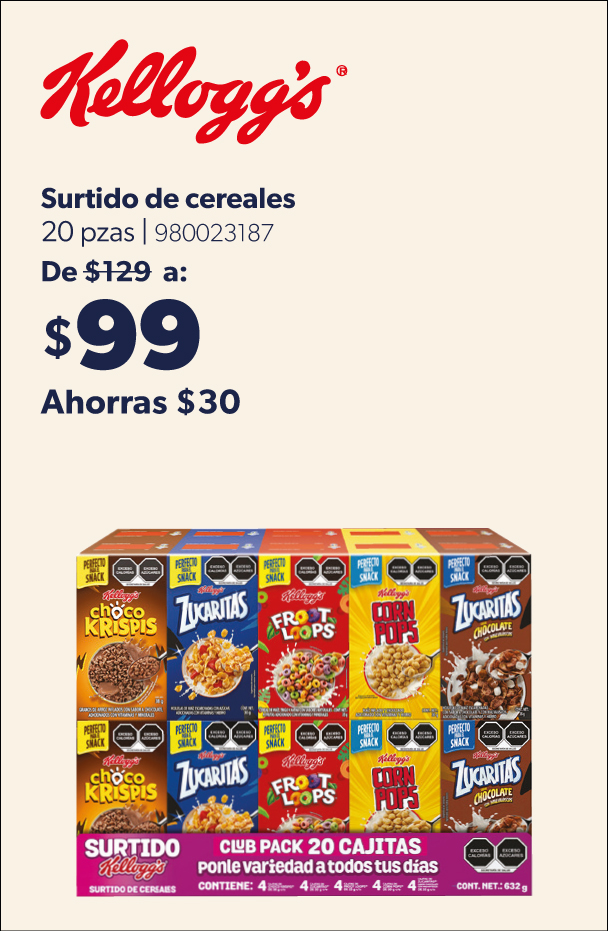 Surtido de cereales