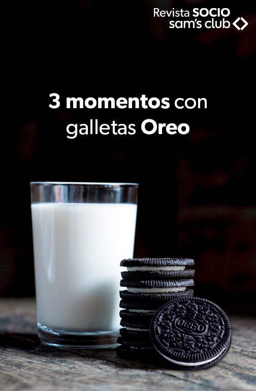 3 momentos con galletas Oreo