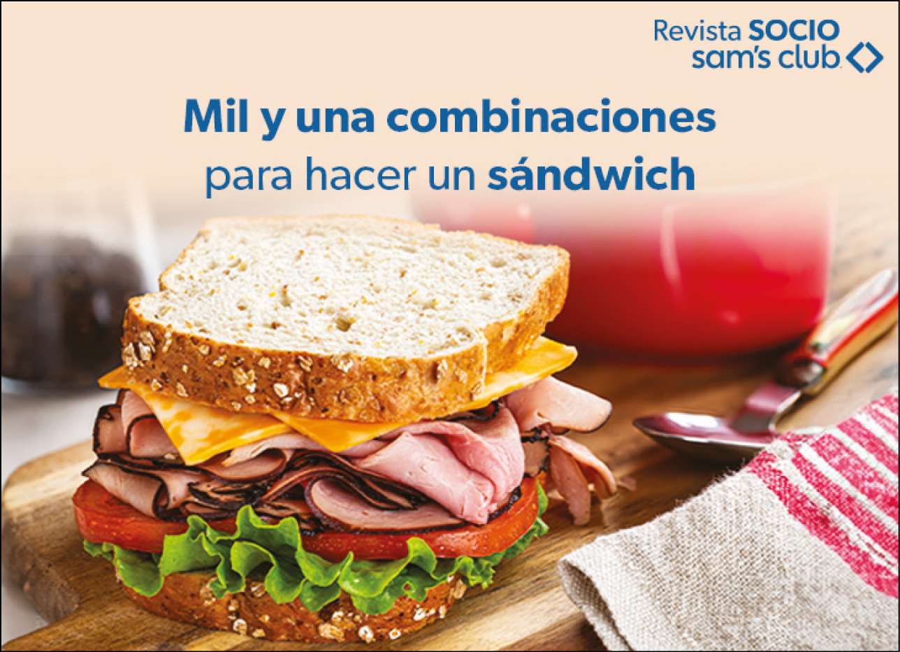 Mil y una combinaciones para hacer un sandwich