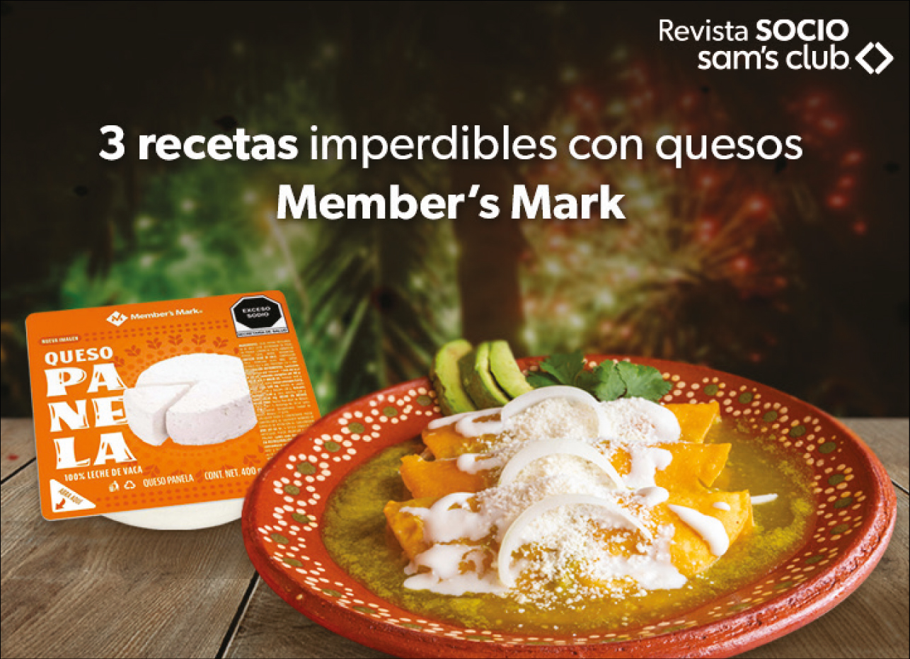 3 recetas imperdibles con quesos Members Mark