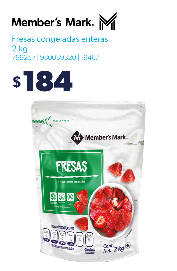 Fresas congeladas