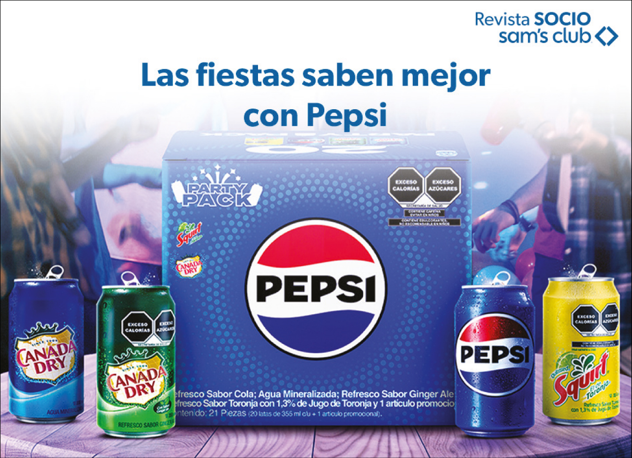 Las fiestas saben mejor con Pepsi