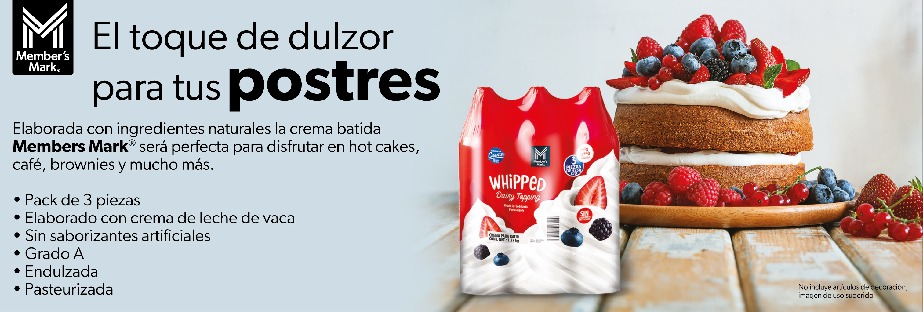 El toque de dulzor para tus postres