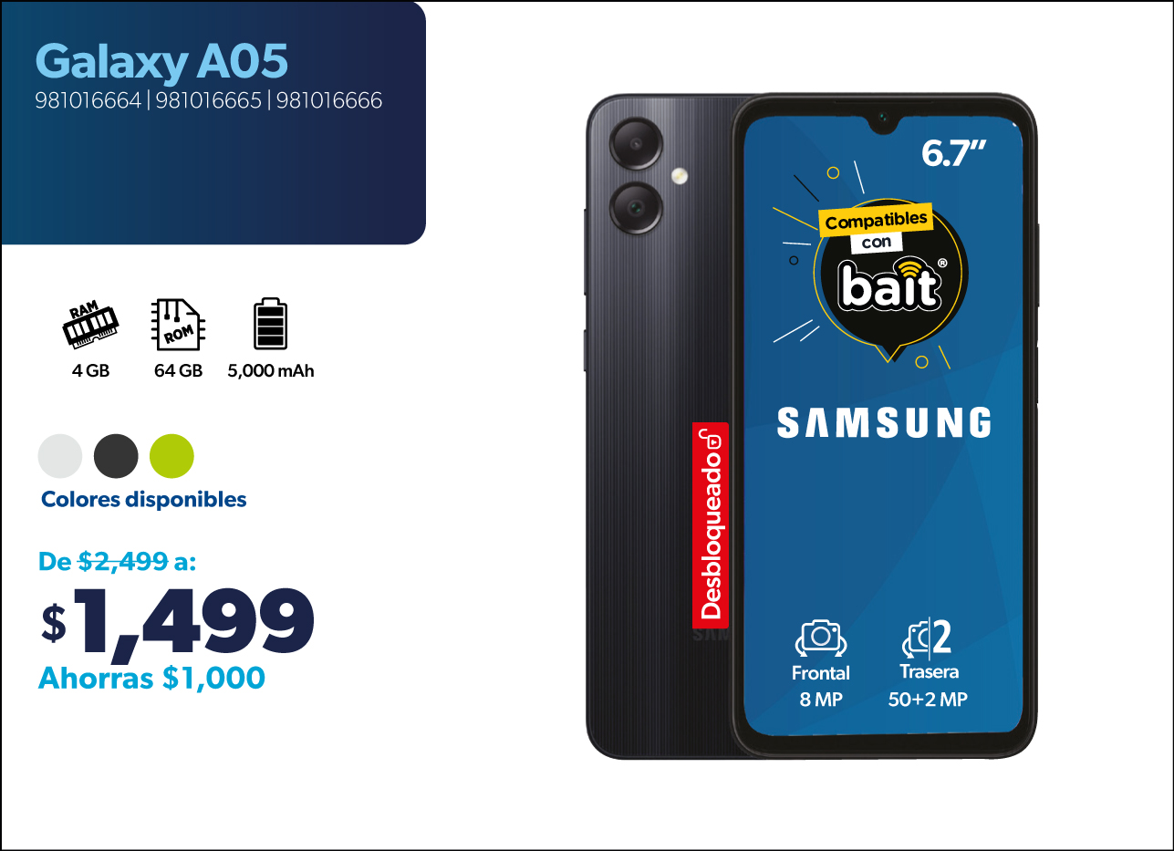 Smartphone Galaxy A05