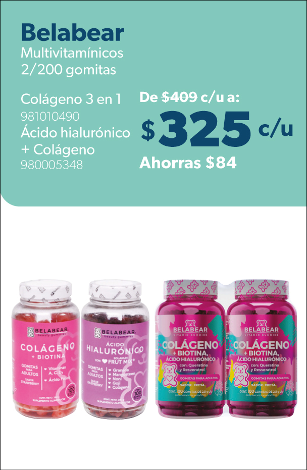 Multivitaminicos colageno acido hialuronico