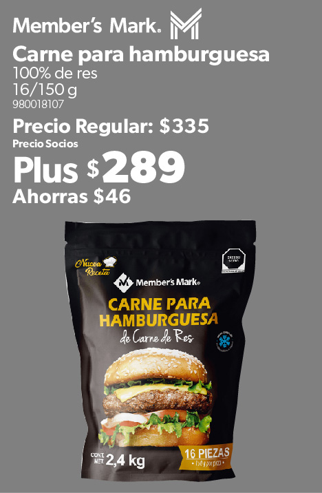 Carne para hamburguesa