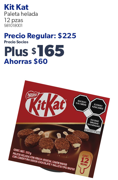 Paleta helada Kit Kat