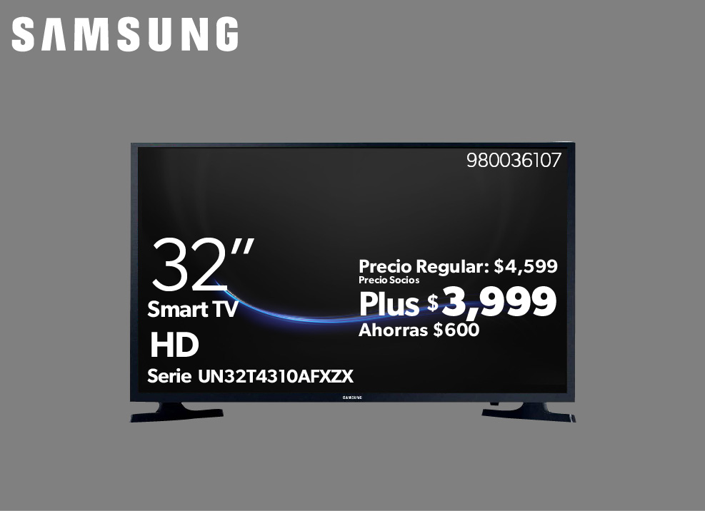 Pantalla Smart TV 32 pulgadas