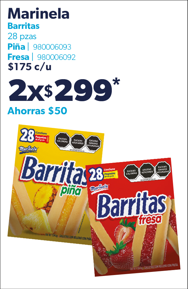 Barritas pina fresa