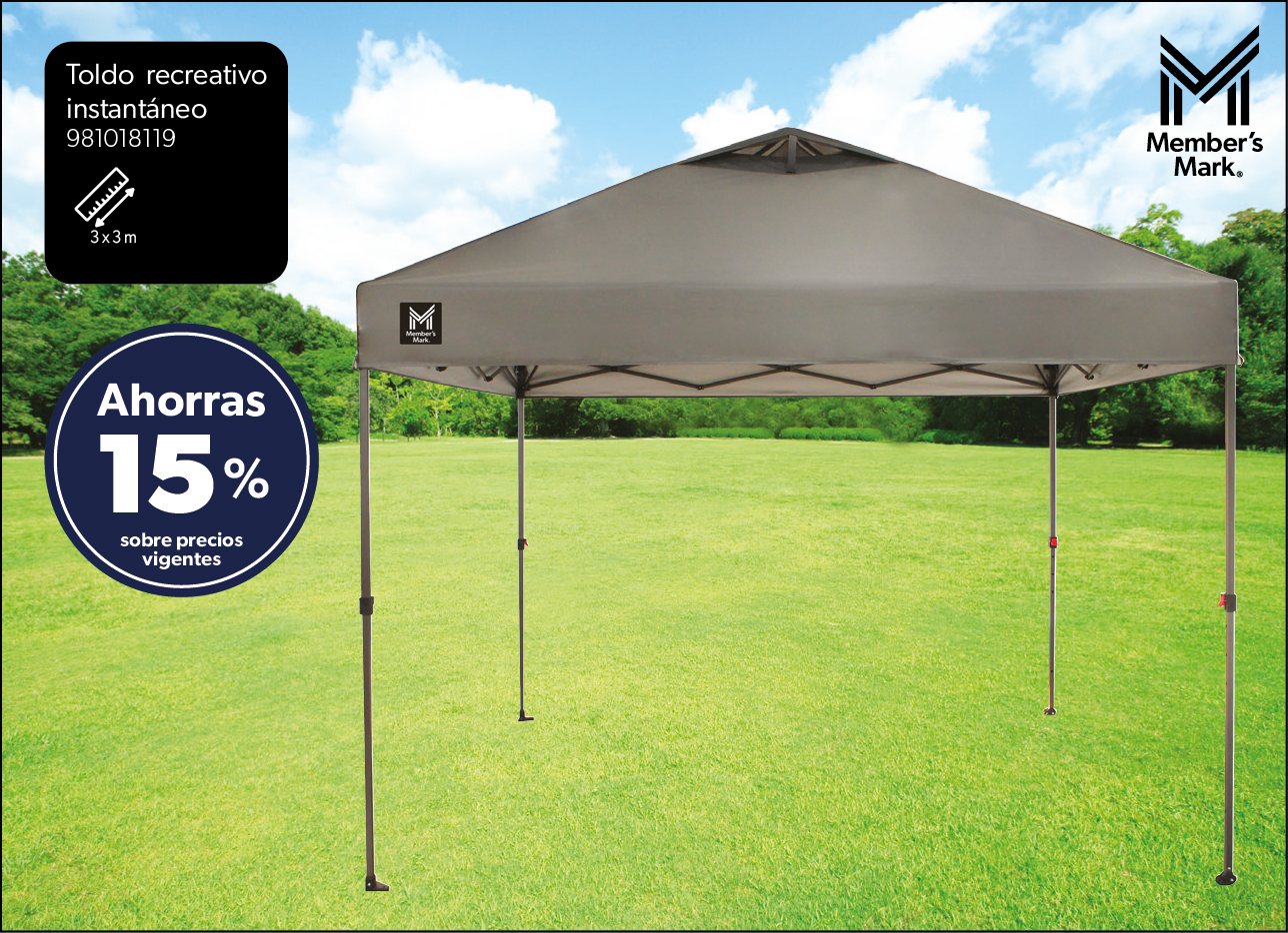 Toldo recreativo instantaneo