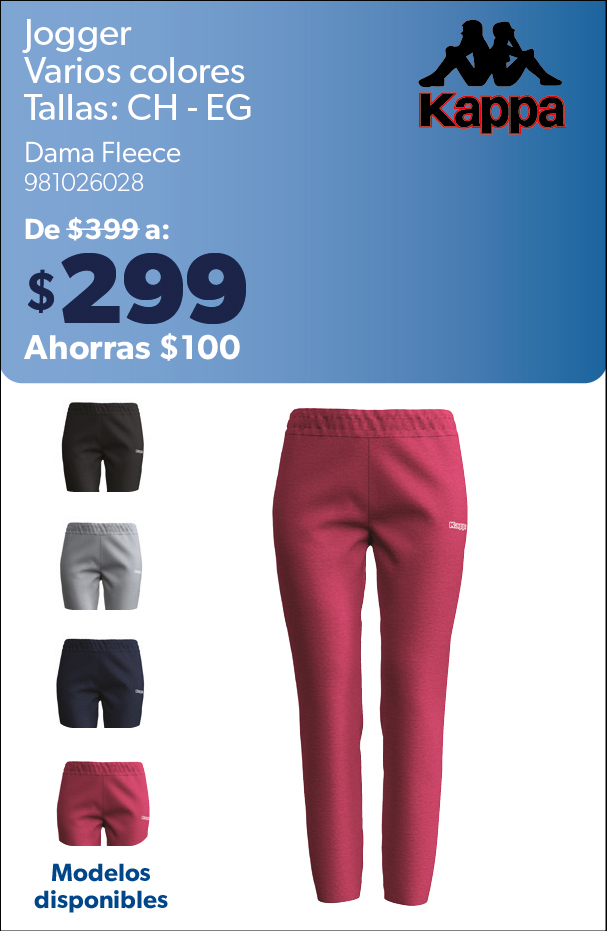 Jogger fleece dama