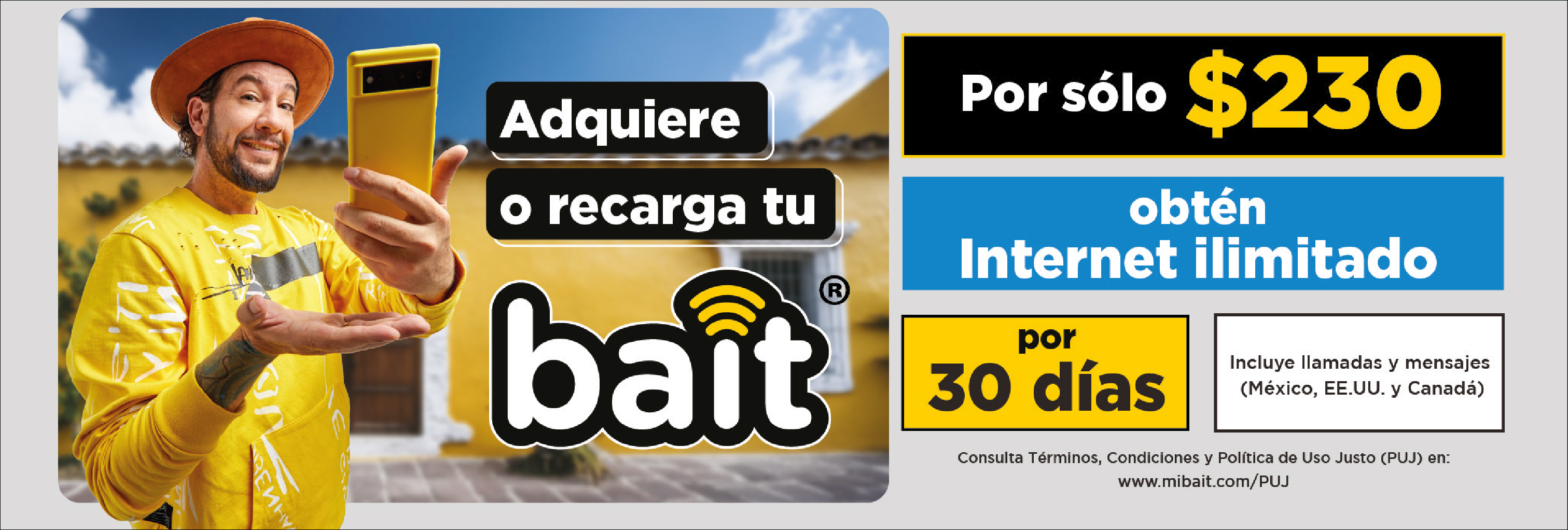 Adquiere o recarga tu bait